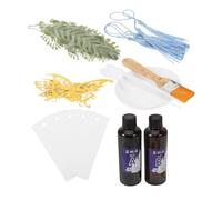 Angoily Kit Cyanotype DIY Liquide avec Fournitures Artisanat et Papier Aquarelle pour Projets de Photographie Cyanotype et Bricolage