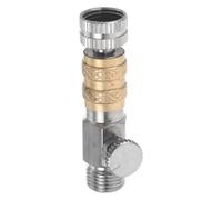 Angoily Kit D’Adaptateurs à Déconnexion Rapide pour Aérographe Réglage du Débit D’Air Raccords Mâle et Femelle Universels pour Compresseur D’Air Accessoires de Peinture Précis et Solide