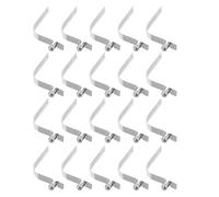 Angoily Kit de 20 Connecteurs en Fer Antirouille pour Auvent 4 Pieds, Accessoires de Réparation pour Structure D'abri Solaire Extérieur, Fixations Robustes pour Tonnelle de