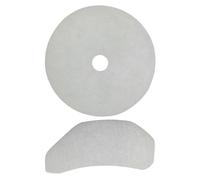Angoily Kit de Filtres pour Sèche-linge Prolonge la Durée de Vie du Sèche-linge en Fibre de Polyester Beige 2 Pièces, Facile à Installer pour Évacuation Ronde et Admission D'air