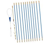Angoily Kit de Tiges pour Tirage de Câble Électrique Outil de Guidage Flexible pour Électriciens et Usage Domestique Surface Protectrice pour Murs Conception Ergonomique Professionnelle