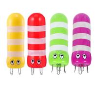 Angoily Kit de tricotage français 4 pièces : outil de tricotage en forme d'abeille, enrouleur de fil, bobine de tricot DIY pour débutants, ensemble de poupées tricotées pratiques en plastique