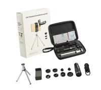 Angoily Kit D'objectifs Multi-usages pour Téléphone Macro Grand Angle Fisheye pour Et Professionnels
