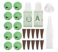 Angoily Kit Hydroponique pour Plantes sans Sol Pots en PP et PVC, Design Fendu pour Croissance Améliorée, pour Culture Hydroponique et Observation Facile