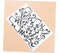 Angoily la note Sticker notes de musique autocollant de notes etiquette autocollante stickers muraux de fond autocollant mural notes de musique appliqué décalcomanies de porte Remarques