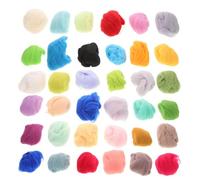 Angoily Laine à Feutrer à L'aiguille 36 Couleurs Unies 5 g Kit Complet Loisir Créatif Garçon Et Filles Famille Activités Manuelles Création Feutrine DIY Hiver Printemps