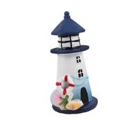 Angoily Lampadaire Lampe Statues Château Aquarium Décorations Thème Décoration De Table Phare Ornement Phare Tabletop Sculpture Aquarium Paysage Ornement Résine