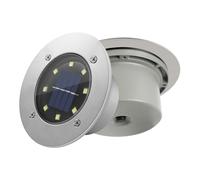 Angoily Lampe Solaire LED Étanche pour Jardin Leds Blanches Éclairage de Sol Encastré Automatique pour Pelouse Extérieur et Nocturne