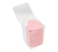 Angoily Lingettes Non Pelucheuses pour Ongles en Coton 200 Pièces Dissolvant Professionnel pour Vernis à Ongles Gel et Semi-Permanent Disques Démaquillants Format Cœur Rose pour Usage
