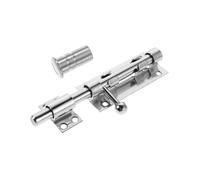Angoily Loquet Coulissant Acier Inoxydable Renforcé avec Trou pour Cadenas Boulon à Glissière Robuste pour Portes Intérieures et Extérieures Clôtures Portails et Cabanes