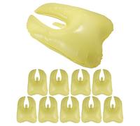 Angoily Lot de 10 Ballons Pe de Dents Jaune, Décoration Fête D’anniversaire, Ballons D’hygiène, Colonnes et Décorations de Table pour Célébrations Dentistes