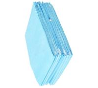 Angoily Lot de 10 Bavoirs Jetables pour Adultes en Papier Léger Lien Réglable, Design Humain, Faciles à Transporter pour Repas à Domicile, Protection Vêtements pour Personnes Âgées