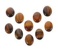Angoily Lot De 10 Cabochons En Pierre Naturelle Pour Fabrication De Bijoux Petits Patchs Pierres De Naissance Plates Et Polies Perles Ovales En Vrac Pour Loisirs Créatifs Cabochons