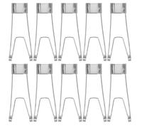 Angoily Lot De 10 Clips À Ressort Métalliques Pour Spot Encastrable Led Accessoires De Fixation Pour Luminaires Encastrés Pinces De Montage Pour Downlights Installation Simple Et Durable