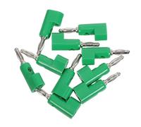 Angoily Lot de 10 Fiches Bananes sans Soudure, Connecteurs à Vis Ouverts de 4 Mm pour Câbles D'enceintes, Plaques Murales, Récepteurs Audio/vidéo, Amplificateurs Et Systèmes Audio.