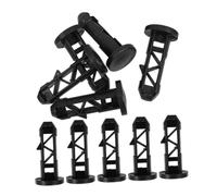 Angoily Lot de 10 Goupilles de Charnière en Plastique pour Couvercle de Poubelle à Roulettes 240 L Accessoires de Fixation pour Poubelles D’Extérieur Système de Verrouillage Anti-Odeurs