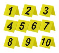 Angoily Lot de 10 marqueurs de scène de crime - Réutilisables - Accessoires de jeu - Jolies cartes de table - Message de bienvenue pour le dîner - Multifonctionnelles