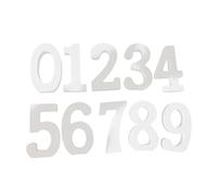 Angoily Lot de 10 Numéros De Table en Bois De 8 Cm À Peindre pour Décoration De Mariage Anniversaire