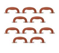 Angoily Lot de 10 poignées de Rechange Semi-Rondes en Plastique pour Valise, pour boîte à Outils, à Main, boîte de Traction