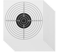 Angoily Lot de 100 Feuilles de Papier Cible Blanc pour Tir à L’, Équipement D’entraînement Portable, Feuilles de Marqueurs de Précision pour Séances de Tir en Extérieur