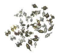 Angoily Lot De 150 Pendentifs Vintage En Forme De Gland Pour Porte-Clés Bijoux Breloques Boucles D'Oreilles En Alliage 3D Pour Colliers Pendentifs Perles Mini Glands
