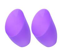 Angoily Lot de 2 Abat-jours en Plastique de Fer à Cheval, Design Incliné, Diamètre 42 Mm, Couleur Violet, Couverture D'éclairage pour Plafonniers, Appliques Murales et Lampes de Bureau
