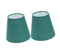Angoily Lot De 2 Abat-jours Vert Foncé Pour Plafonnier Luminaire De Salon