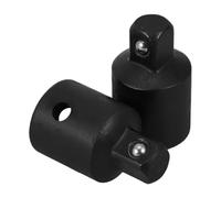 Angoily Lot de 2 Adaptateurs de Douille 1/2 vers 3/8 en Acier au Vanadium 52 G, Réducteur à Couple Élevé Verrouillage à Bille, Convertisseur Compact pour Outils à Impact et Atelier