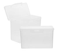 Angoily Lot de 2 Boîtes à Fromage Hermétiques en Polypropylène 2 Pièces Mini Format Long et Haut Boîte Alimentaire pour Réfrigérateur Conservation Fraîcheur Tranches de Fromage et