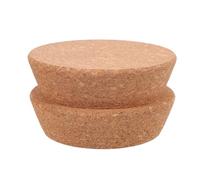 Angoily Lot de 2 Bouchons de Liège Coniques Marron 110x90x30mm pour Bouteilles de Vin et Dame-jeanne, Bouchons Étanches à L'air Réutilisables pour Conservation Optimale Cuisine et