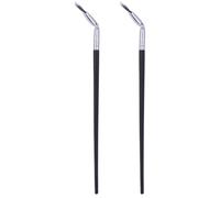 Angoily Lot de 2 Brosses à Cils Inférieurs Incurvées en Éventail Applicateurs de Maquillage Compacts et Légers pour Sourcils et Cils Outils Précis pour Maquillage des Yeux Présent pour