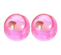 Angoily Lot de 2 Brosses pour Embouts de Ponceuse à Ongles Poils Fermes Réutilisables Nettoyage Précis Poussière de Manucure Accessoires pour Machine à Poncer les Ongles Outil Nail