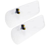 Angoily Lot de 2 Buses de Pulvérisation à Haute Pression avec Diffuseur Pare-Vent Transparent Buse Atomisante Grosse Taille pour Outils de Jardinage et Irrigation Agricole