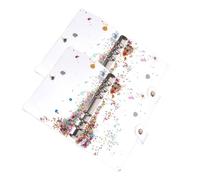 Angoily Lot de 2 Classeurs A6 à Anneaux Paillettes Liquides, Couverture Plastique Résistante Transparente, Pochette Fine pour Journal, Classeur Scolaire et Scrapbooking, Rangement