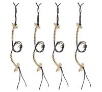 Angoily Lot de 2 Compteurs de Perles Bouddhistes en Laiton Compteur de Prières Portable et Résistant Outil Compact pour Récitation de Formules et Contemplation Accessoire Spirituel