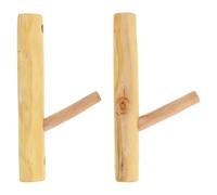 Angoily Lot de 2 Crochets Décoratifs en Bois Forme Branche D'arbre, Crochet Mural Porte-manteau Naturel, Design Créatif et Délicat, pour Décorer Votre Maison ou Bureau
