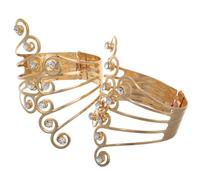 Angoily Lot de 2 Embrasses de Rideaux Créatives en Corde Dorée, Crochets de Fixation Résistants pour Salon et Chambre, Pince à Rideau Pratique et Décorative, Retenue Le Vent