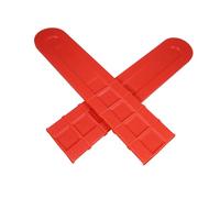 Angoily Lot De 2 Fourreaux Protège-chaîne Tronçonneuse 49 Cm pour Guide-chaîne, Housse Plastique Solide pour Transport Et Protection Sécurisée du Guide-chaîne Lors De L’élagage