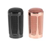 Angoily Lot de 2 grilles de microphone de rechange en métal pour microphone filaire portable, diamètre intérieur de 32 mm