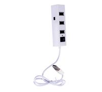 Angoily Lot De 2 Hubs USB 4 Ports pour Ordinateur Portable Bureau Maison Alimentation 500 Ma Et Reconnaissance Automatique