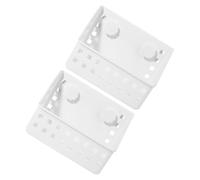 Angoily Lot de 2 Mangeoires pour Lapins Ventouse Support à Foin Robuste en Plastique Capacité Moyenne Lavable pour Cages Petits Animaux et Alimentation Naturelle