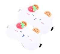 Angoily Lot de 2 Masques de Sommeil Yeux en Velours, Design Adorable, Bloquent la Lumière, Soulagent la Fatigue Oculaire, pour Dormir la Nuit, Femmes et Adultes Style Style Aléatoire