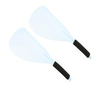 Angoily Lot de 2 Masques de Visage Transparents Bleus pour Coiffure Écran de Yeux Masque Coupe de Cheveux Fournitures Professionnelles pour Salons et Spas