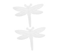 Angoily Lot De 2 Moules En Silicone En Forme De Libellule : Moules Décoratifs En Résine Flexibles Et Réutilisables Avec Détails - outil De Bricolage Pour Décoration Murale De
