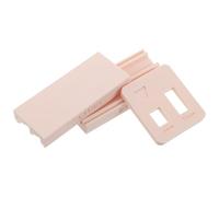 Angoily Lot de 2 Moules Miniatures en Argile pour Pâte Polymère, Couleur Amande, Outils de Façonnage pour Mini Pots de Fleurs, Kit Créatif pour Loisirs Artisanaux et Création de Perles