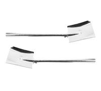 Angoily Lot de 2 Pelles à Cendres en Métal Pelle à Charbon Multifonctionnelle Plate 14 Cm Outils pour Cheminée Jardinage et Déneigement Robuste pour Poêle et Terrasse