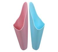 Angoily Lot de 2 Pelles à Terre en Plastique Bleu et Rose à Ouverture Étroite Légères et Maniables Outils de Jardinage à Main pour Plantes Succulentes Bonsaï et Entretien Intérieur et