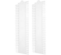 Angoily Lot de 2 Planches à Pointes d'Ongles Transparentes 60 Couleurs Palette d'Entraînement Nail Art Panneau d'Affichage Vernis à Ongles Fournitures pour Pratique Manucure et Usage