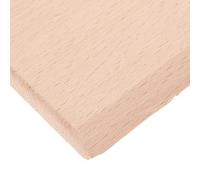 Angoily Lot de 2 Racloirs à Pâte en Bois de Hêtre Forme Demi-Cercle 185X9 CM et Forme Trapézoïdale 17X95 CM Coupe-Pâte Multifonction pour Découper Racler et Travailler la Pâte