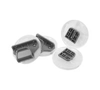 Angoily Lot de 2 Set de Connecteurs de Clôture pour Barrière de Sécurité Garçon et Filles Accessoires de Fixation en Plastique Gris Kit D’Extension Rétractable pour Parc Intérieur